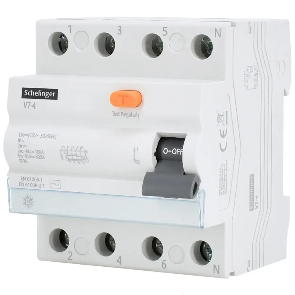 INTERRUTTORE DIFFERENZIALE AC 4P 40