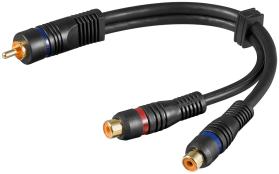 Cavo Adattatore Y RCA Spina a 2 Pre