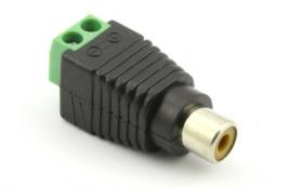 adattatore da presa rca a morsetto