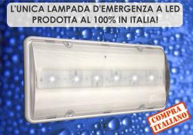 LAMPADA D\'EMERGENZA 8W LED AUT. 3H