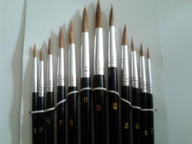 SET KIT N 12 PENNELLI PER PITTURA D