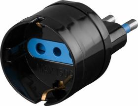 ADATTATORE ELETTRICO NERO SPINA 10A
