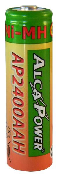 Alca power 202120 Batteria stilo Ni-Mh Aa 1.2V Digital 2400 altissima capacita