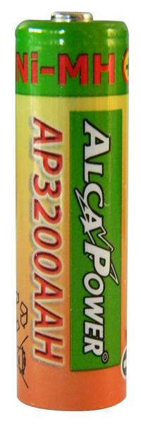 Alca power 202165 Batteria stilo Ni-Mh Aa 1.2V Digital 3200 altissima capacita