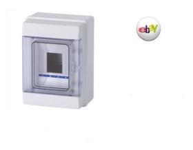 CENTRALINO DA PARETE IP65 4 MODULI QUADRETTO ELETTRICO SOVRAPPOSTO