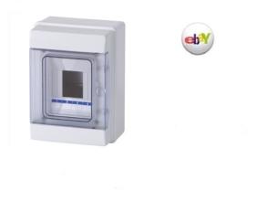 CENTRALINO DA PARETE IP65 4 MODULI QUADRETTO ELETTRICO SOVRAPPOSTO