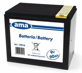 BATTERIA PER ELETTROPASCOLO 9V 90AH