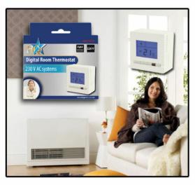 TERMOSTATO AMBIENTE DIGITALE HQ-TH2