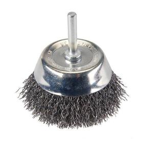 SPAZZOLA D\'ACCIAIO A TAZZA PER TRAP