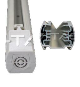 V-TAC BINARIO A 4 POLI IN ALLUMINIO