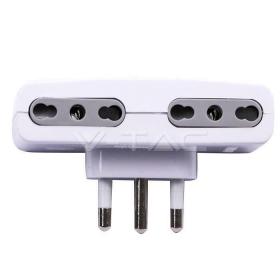 ADATTATORE SPINA 16A 4 PRESE 10/16A