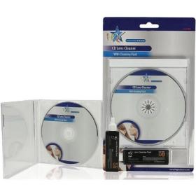 Kit di pulizia per lenti CD/DVD con