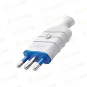 SPINA GOMMATA 16A 250V BIANCO - XMM
