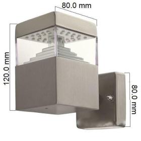 APPLIQUE A PARETE DA ESTERNO 32 LED