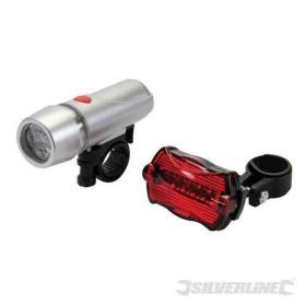 KIT LUCI BICI LED FARO BICICLETTA A