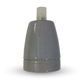 PORTALAMAPDA IN PORCELLANA GRIGIO -