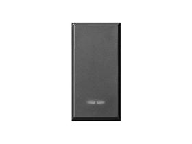 AVE TEKLA44 445005 PULSANTE 1P NERO OPACO ILLUMINABILE