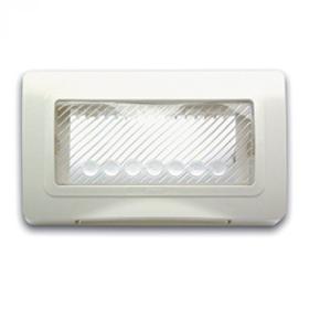 AVE 44SP04B PLACCA IP55 RAL9010 MEMBRANA S44 4MOD - AUTOPORTANTE -4 MODULI