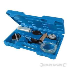 SPURGO FRENI TESTER POMPA VUOTO MANUALE TUBO ATTREZZI AUTO VACUOMETRO