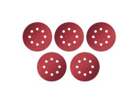 5 DISCHI DI CARTA ABRASIVA  125 mm - GRANA 60 VALEX 1464710 PER LEVIGATRICE