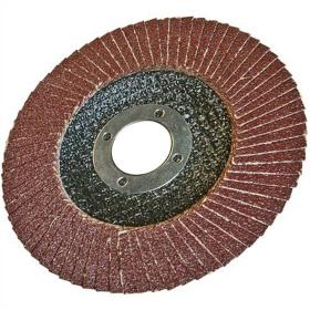 Disco ossido di alluminio  lamellari 115mm Grana 60 per smerigliatura  abbrasiva
