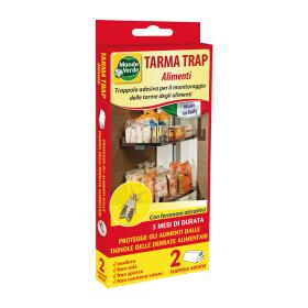 2PZ TARMA TRAP TRAPPOLA ADESIVA PROTEZIONE DA TARME DEGLI ALIMENTI CIBI DISPENSA