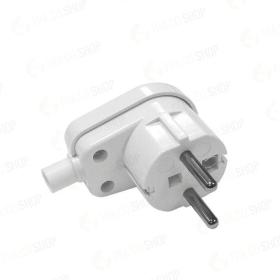 SPINA VOLANTE SHUKO 16A 2P-T ANGOLARE 90 COLORE BIANCO