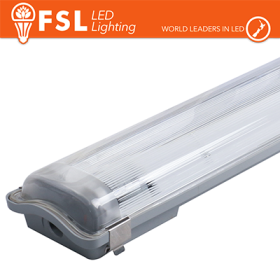 plafoniera stagna portatubo 150 cm 2 luci 220-240 volt CE G13 lif flb2t150