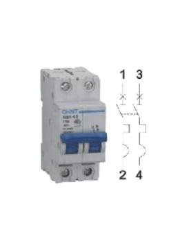 CHINT Interruttore Magnetotermico Quadro 2 Poli 16a 6ka Curva C  51207 180318