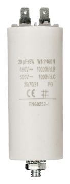 Condensatore 16 microfarad motore elettrico elettropompa capacitor 450V