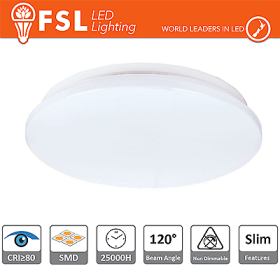 PLAFONIERA SLIM 25W - 4000K 1650LM >120 380X55 MM