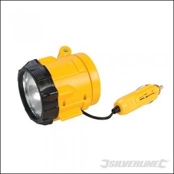 TORCIA LAMPADA 5 LED 12VOLT PER ACCENDISIGARI AUTO MAGNETICA