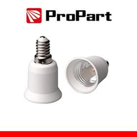 PROPART Adattatore per lampada da E14 a E27 - 2A 250V - 40W max