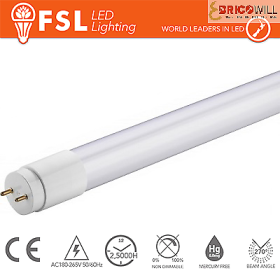 FSL T8 LED Tubo Vetro - 24W 2200LM 4000K G13 4000 K