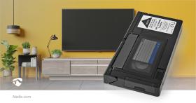 ADATTATORE CASSETTE VHS-C VHSC/VHS HQ VHS-C ADAPTOR