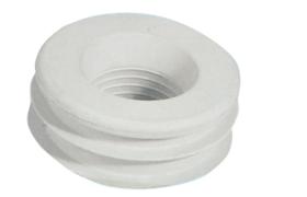 morsetto piccolo per wc in gomma bianca mm 50x30 ricambio per bagno tubo