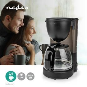 Macchina per il Caffe Americano 800 w Caffettiera Elettrica 10Tazze nedis
