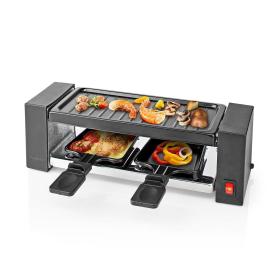 Raclette Griglia 2 Persone Spatola Rivestimento antiaderente