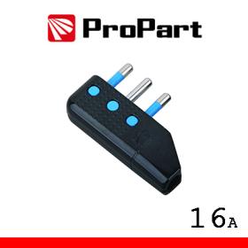 spina elettrica piatta 90 gradi salvaspazio 16A 220-240 volt lif pes1009bkp