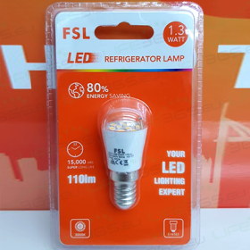 Lampada per frigo e cappe T26 - 1,3W 6500K 26-61mm IP54