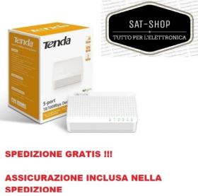 SWITCH ETHERNET  tenda 5 PORTE bianco 10/100 MBPS S105
