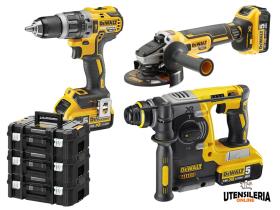 Tassellatore - trapano- smerigliatrice 18 Volt / 5 Ah DCK353P4T-IT marca DEWALT