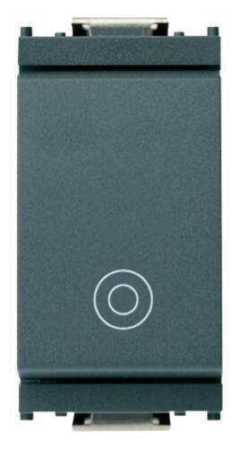IDEA PULSANTE 1P NA 10A GRIGIO