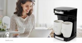 Macchina da caffe 2 tazze 025 L filtro riutilizzabile