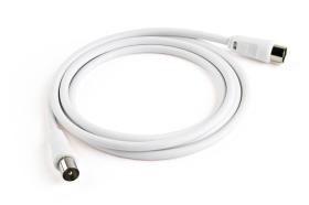 Cavo antenna Tv da 1,5MT Maschio/Femmina Schermato Coassiale IEC PROLUNGA AV