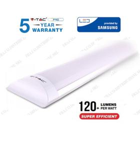 Tubo Led Prismatico Plafoniera 10W 30 cm chip Samsung  6400k SKU 661