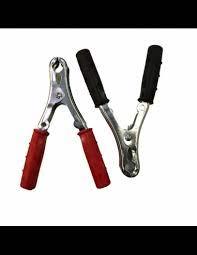 Coppia di pinze a coccodrillo rossa e nera 125MM 60A