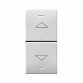 DUE MEZZI TASTI CON FRECCE PER COMMUTATORE IOT DOMUS 1 MOD. S44