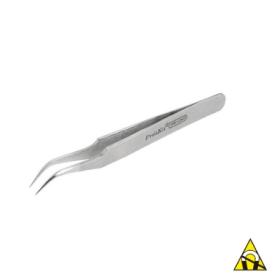 Pinzetta a molle punte curve 120mm