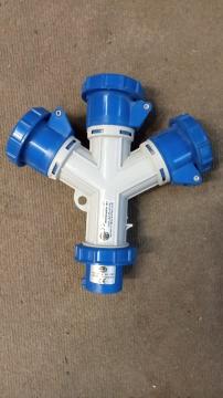 FAEG Multipresa industriale 230V IP67 - 3 prese CEE 2P-T 16A